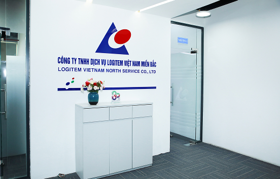 Entrance and reception area of Logitem Vietnam office
