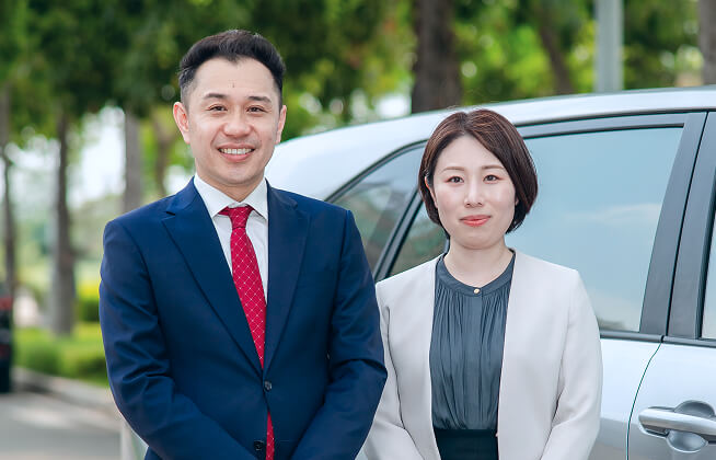 Two representatives of Logitem Vietnam from Hanoi and Ho Chi Minh City